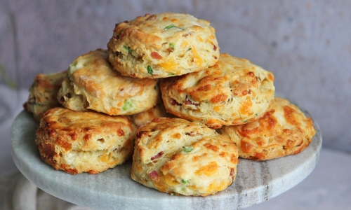 Cheddar Bacon Scones