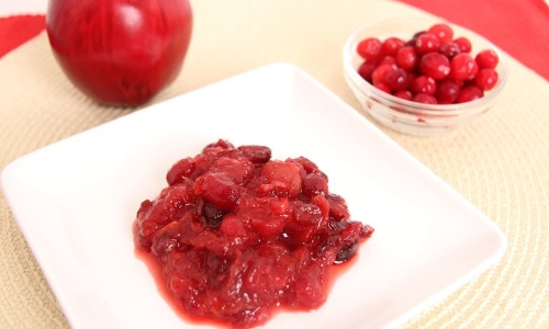 Cherry Apple Cranberry Sauce