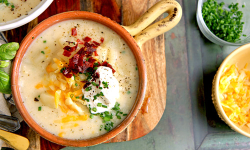 Easy Loaded Potato Soup