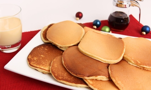 Eggnog Pancakes