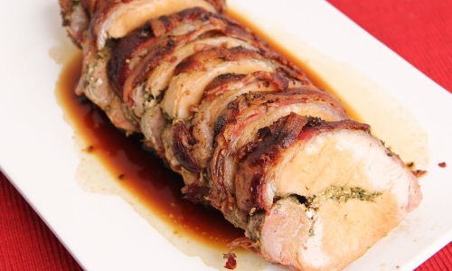 Rosemary Stuffed Pork Loin