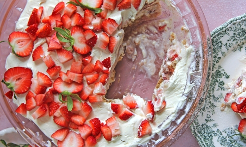 Strawberry Icebox Cake