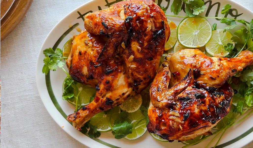 Chili Lime Spatchcock Chicken