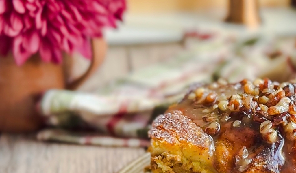 Pumpkin Praline Bread Pudding