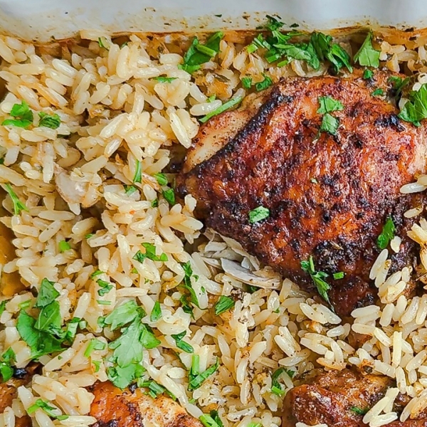 Baked Chicken and Rice