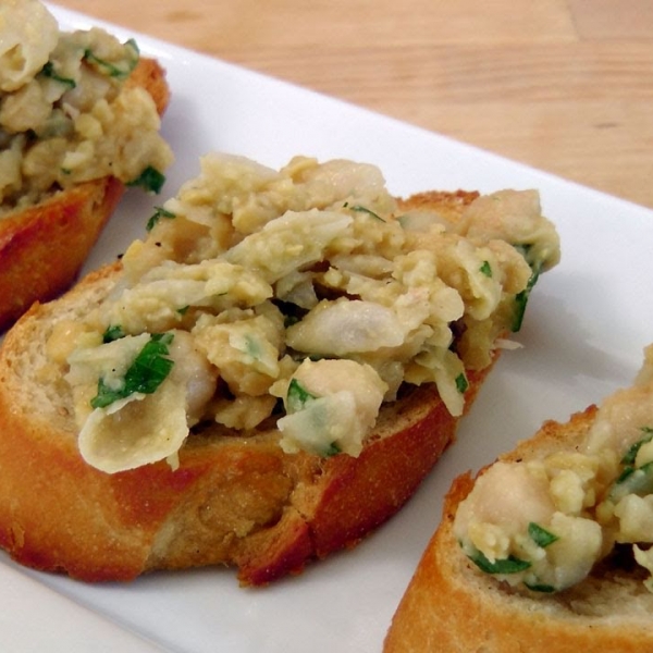 Chickpea Bruschetta