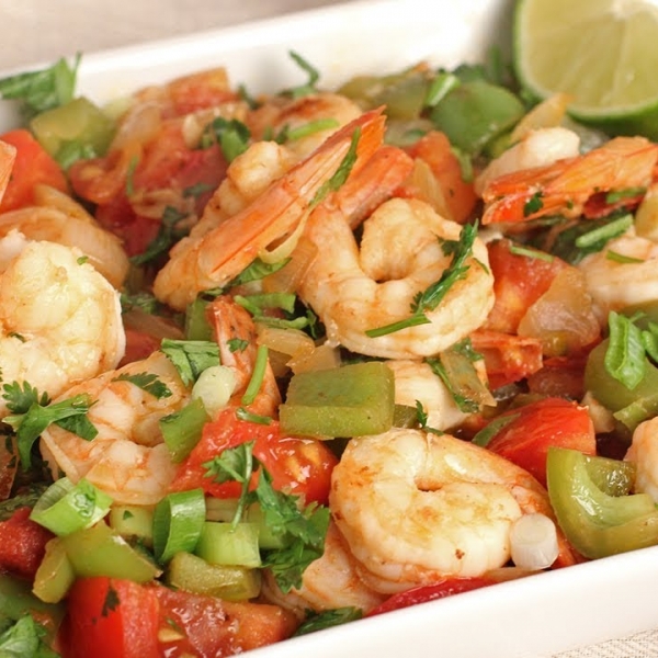 Cilantro and Lime Shrimp Stir Fry