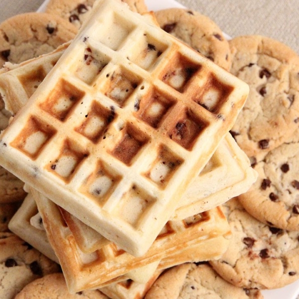 Cookie Dough waffles