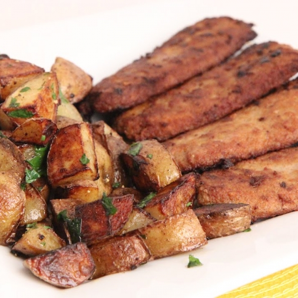 Crispy Sausage and Potatoes