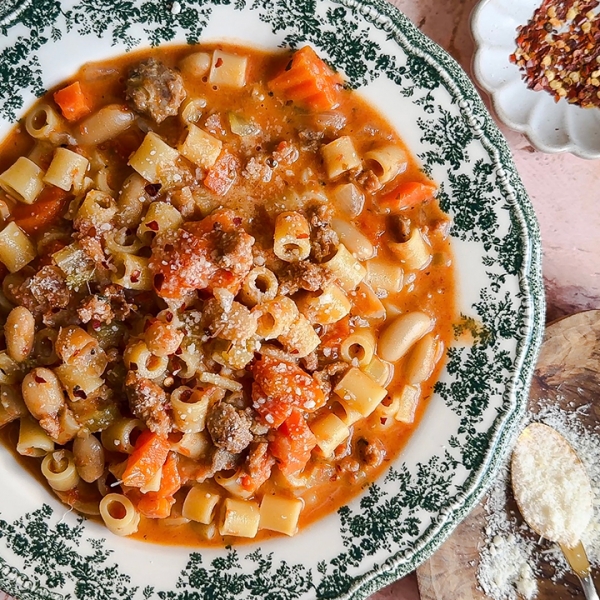 Delicious Sausage and Bean Soup