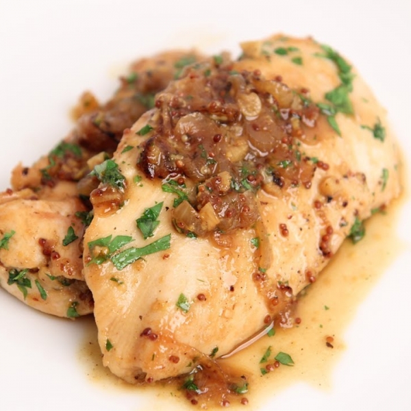 Honey Mustard Sauteed Chicken