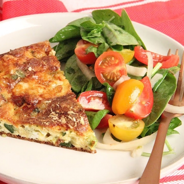 Oven Zucchini Frittata 