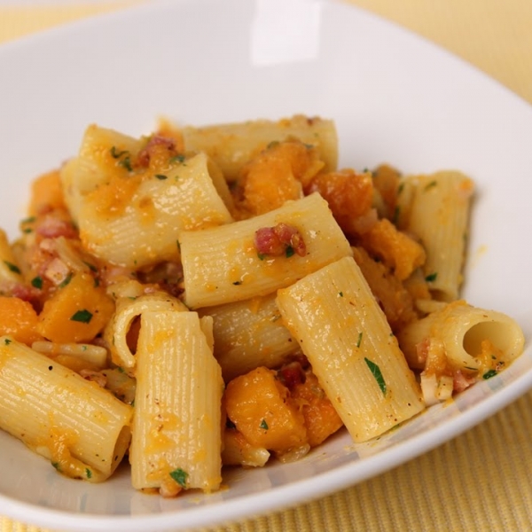 Rigatoni With Butternut Squash and Pancetta