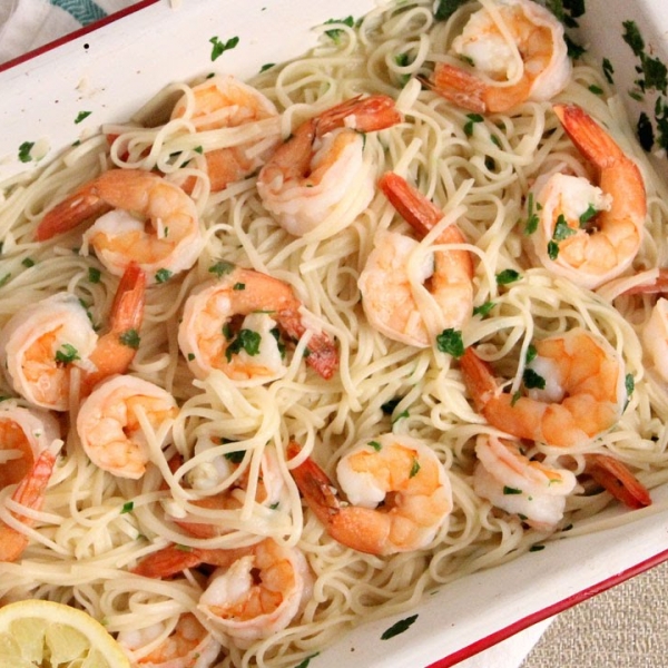 Roasted Shrimp Scampi