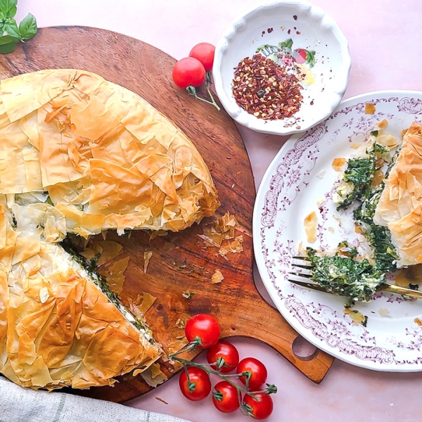 Spinach Feta pie