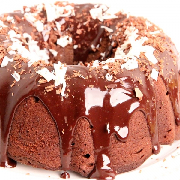 Triple Chocolate Pound Cake